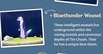 Genshin - Bluethunder Weasel - Liyue Diaries Vol. 3