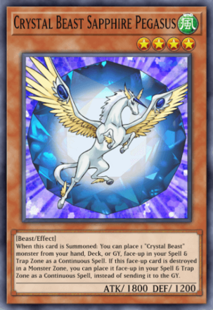 Crystal Beast Sapphire Pegasus
