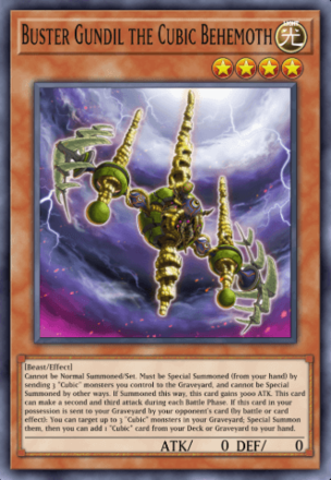 Buster Gundil the Cubic Behemoth