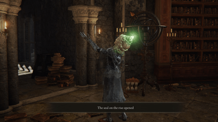 Use Erudition at the Converted Fringe Tower