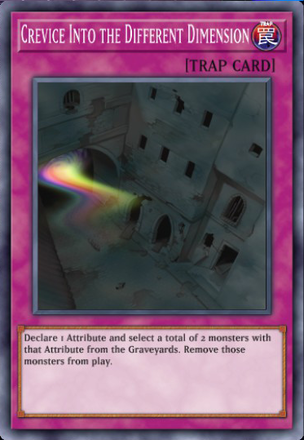 Crevice Into the Different Dimension