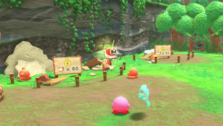 Kirby and the Forgotten Land - Rescue Waddle Dees to Construct New Buildings