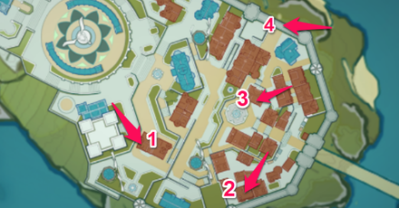 Genshin - Lingering Malady - All Poster Locations