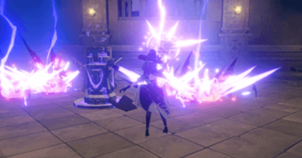 Genshin - Temple of the Lion - Archon Quest Lisa - Use Lisa