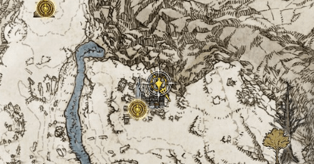 Elden Ring - Located at Ordina, Liturgical Town Map