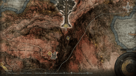 Redmane Painting Location Map Visit Elden Ring.png