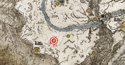 Elden Ring - Located at Consecrated Snowfield Map
