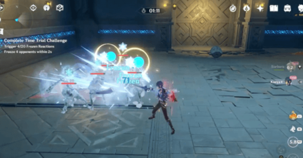 Genshin - Elemental Trials - Frozen