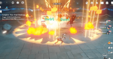 Genshin - Elemental Trials - Swirl