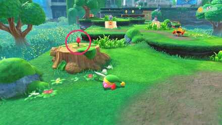 Kirby - Bloom the 1st tulip