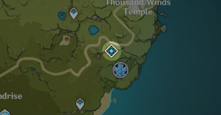 Genshin - Temple of the Wolf Location