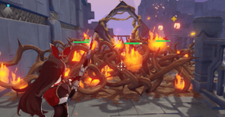 Genshin - Temple of the Falcon Archon Quest - Burn the Vines