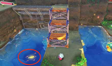 Kirby - Find the golden fish