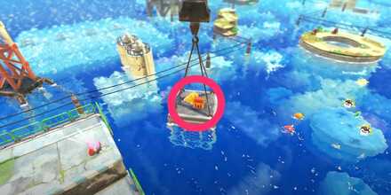 Kirby - Collect the five diamonds to rescue the 1st hidden Waddle Dee