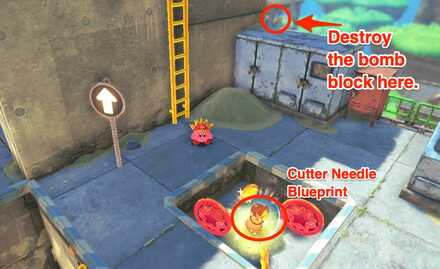 Kirby - Grab the Clutter Needle Blueprint