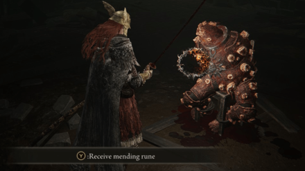 Get the Mending Rune of the Fell Curse