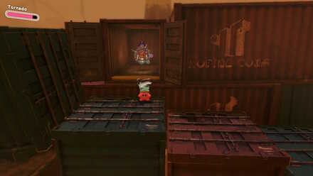 Kirby - Collect the five diamonds to rescue the 1st hidden Waddle Dee