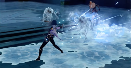 Genshin - Temple of the Wolf Archon Quest - Freeze the Enemies