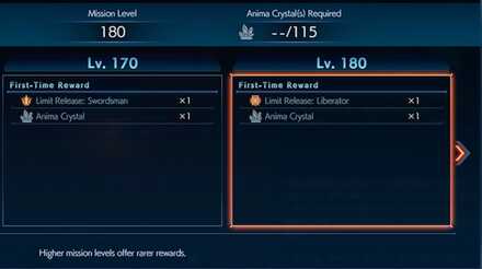 Change Mission Level and Rewards