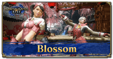 Monster Hunter Rise (MH Rise) - Blossom layered armor Banner