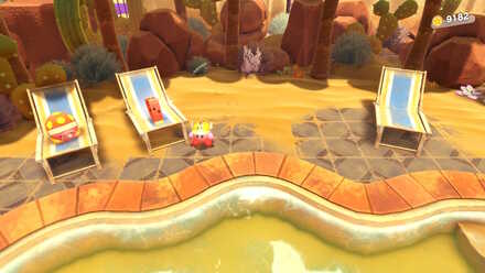 Kirby - Take a nap by the secret pool