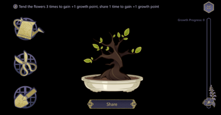 Genshin Impact - When Flowers Bloom Ayato Web Event - Tend to the Flower