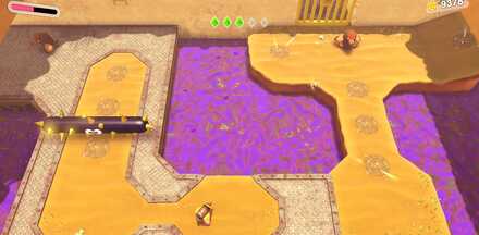 Kirby - Dilligent digging in the secret room