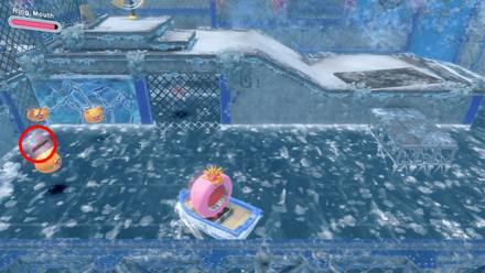 Kirby and the Forgotten Land - Surrounded by 3 Scarfy Enemies