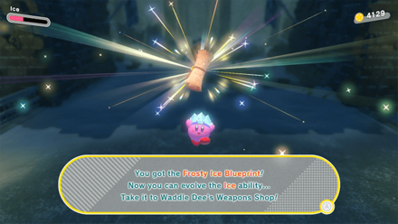 Kirby - Grab the Frosty Ice Blueprint
