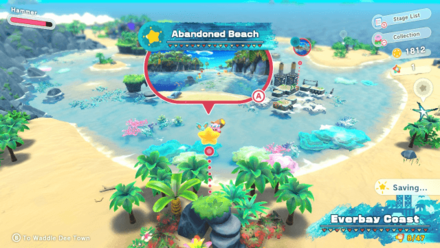 Kirby and the Forgotten Land - Auto-Save After Clearing a Stage.png