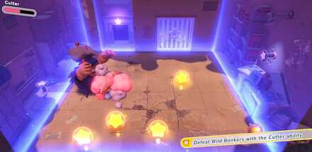 Kirby - Defeat Wild Bonkers with the Cuttter ability