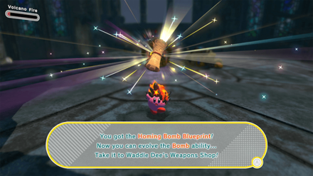 Kirby and the Forgotten Land - Homing Bomb Blueprint