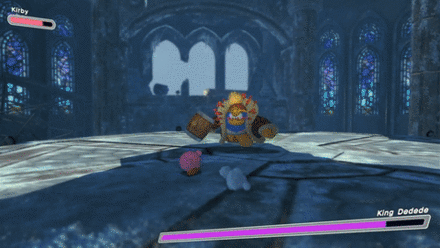 Kirby and the Forgotten Land - Dodge the Rushing Slam Attack