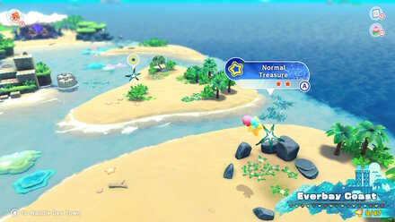 Kirby and the Forgotten Land - Normal (Everbay Coast) Treasure Road