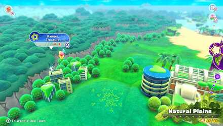 Kirby and the Forgotten Land - Ranger (Natural Plains) Treasure Road