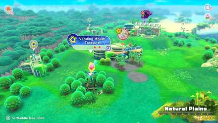 Kirby and the Forgotten Land - Vending Mouth Treasure Road
