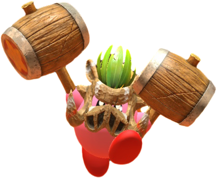 Kirby and the Forgotten Land Masked Hammer