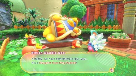 Kirby Masked Hammer Blueprint from King Dedede