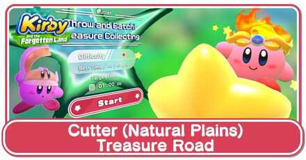 Kirby and the Forgotten Land - Cutter (Natural Plains) Treasure Road