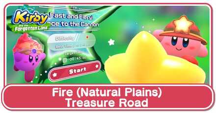 Kirby and the Forgotten Land - Fire (Natural Plains) Treasure Road