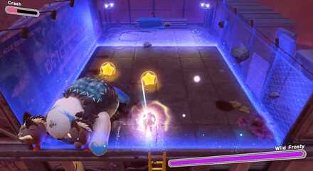 Kirby - Use Crash to defeat Wild Frosty