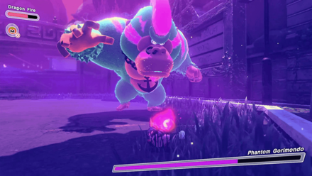 Kirby and the Forgotten Land - Watch Out When Phantom Gorimondo Extends His Right Arm