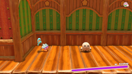 Kriby Ice Combo Attack