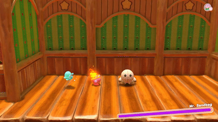 Kriby Fire Charge Attack