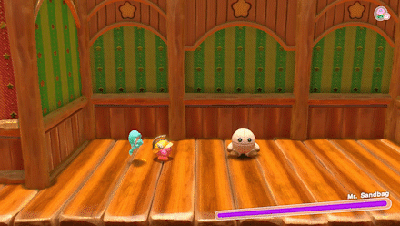 Kriby Cutter Charge Attack