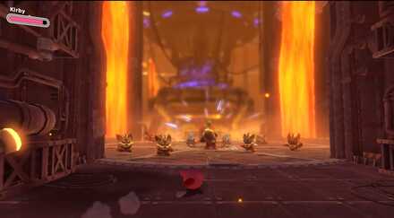 Kirby - Defeat all the beasts in the starting area