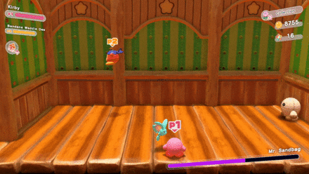 Kirby and the Forgotten Land - Bandana Waddle Dee air jumps