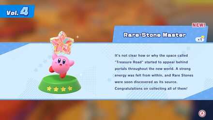 Kirby and the Forgotten Land - Rare Stone Master figure