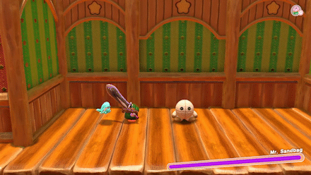 Kriby Gigant Sword Basic Attack