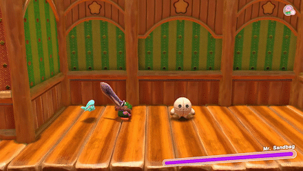 Kriby Gigant Sword Jump Attack